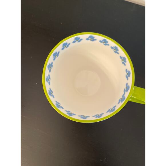 Footed flor mug B initial - Picture 2 of 4